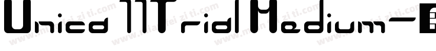 Unica 77Trial Medium字体转换